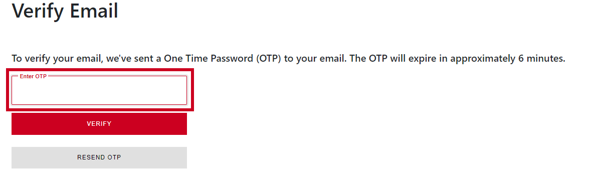 Verify Email