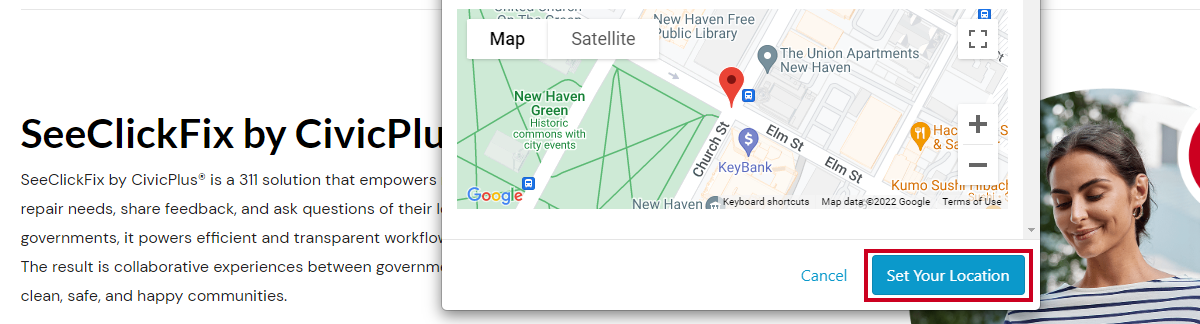 Set Your Location